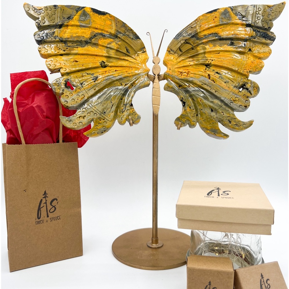 Bumblebee Jasper Butterfly Wings